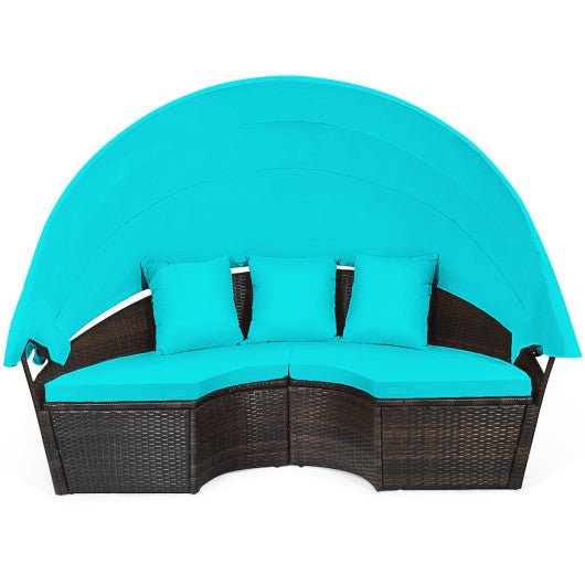  - Outdoor Daybed with Retractable Canopy - Outdoor Style Company