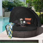  - Outdoor Daybed with Retractable Canopy - Outdoor Style Company