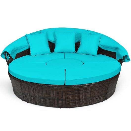  - Outdoor Daybed with Retractable Canopy - Outdoor Style Company