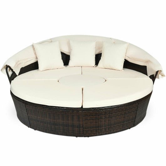  - Outdoor Daybed with Retractable Canopy - Outdoor Style Company