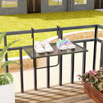  - Outdoor Folding Hanging Table with Metal Frame - Outdoor Style Company