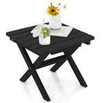  - Outdoor Folding Side Table Foldable Weather - Resistant HDPE Adirondack Table - Outdoor Style Company