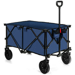  - Outdoor Folding Wagon Cart with Adjustable Handle and Universal Wheels - Outdoor Style Company