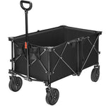  - Outdoor Folding Wagon Cart with Adjustable Handle and Universal Wheels - Outdoor Style Company