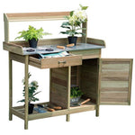  - Outdoor Garden Wooden Work Station Potting Bench - Outdoor Style Company