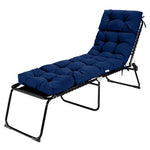  - Outdoor Lounge Chaise Cushion with String Ties for Garden Poolside - Outdoor Style Company