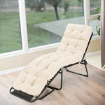  - Outdoor Lounge Chaise Cushion with String Ties for Garden Poolside - Outdoor Style Company