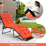  - Outdoor Lounge Chaise Cushion with String Ties for Garden Poolside - Outdoor Style Company