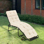  - Outdoor Lounge Chaise Cushion with String Ties for Garden Poolside - Outdoor Style Company