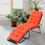  - Outdoor Lounge Chaise Cushion with String Ties for Garden Poolside - Outdoor Style Company