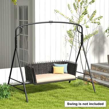  - Outdoor Metal Swing Frame with Extra Side Bars - Outdoor Style Company