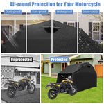  - Outdoor Motorcycle Shelter Waterproof Motorbike Storage Tent with Cover - Outdoor Style Company