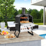  - Outdoor Pizza Oven with Anti - scalding Handles and Foldable Legs - Outdoor Style Company