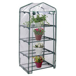  - Outdoor Portable Mini 4 Shelves Greenhouse - Outdoor Style Company