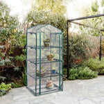  - Outdoor Portable Mini 4 Shelves Greenhouse - Outdoor Style Company