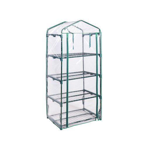  - Outdoor Portable Mini 4 Shelves Greenhouse - Outdoor Style Company