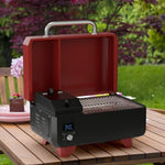  - Outdoor Portable Tabletop Pellet Grill and Smoker with Digital Control System for BBQ - Outdoor Style Company