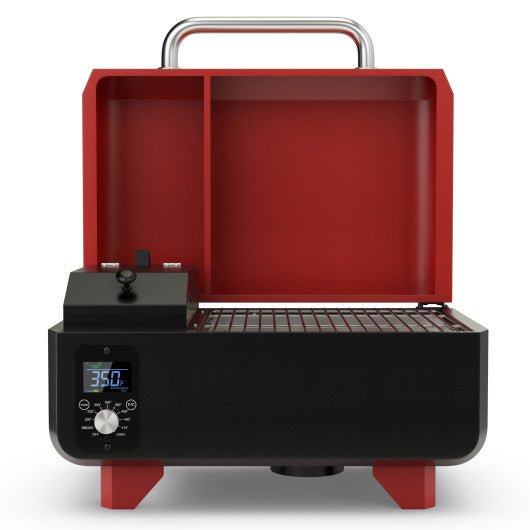  - Outdoor Portable Tabletop Pellet Grill and Smoker with Digital Control System for BBQ - Outdoor Style Company