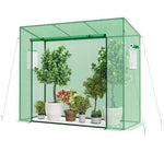  - Outdoor Portable Walk - in Greenhouse with PE Cover Heavy - Duty Metal Frame Roll - up Zipper Door - Outdoor Style Company