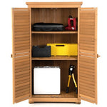  - Outdoor Wooden Garden Tool Storage Cabinet - Outdoor Style Company