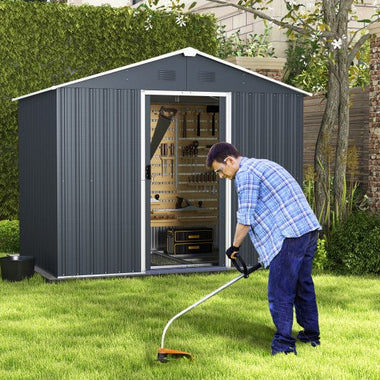  - Outside Storage Shed with Lock Air Window - Outdoor Style Company