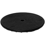 '-Outsunny 20" Umbrella Table Tray Portable Round Table Top for Beach, Patio, Garden, Swimming Pool, Deck, Black - Outdoor Style Company