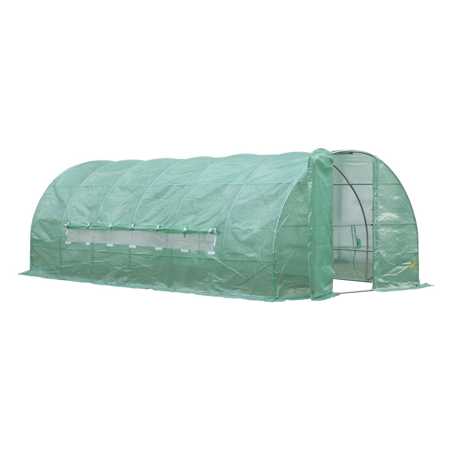 '-Outsunny 20â€™ x 10â€™ x 6.5â€™ Portable Large Walk-in Greenhouse, Heavy Duty Galvanized Tunnel Green House kit w/ Reinforced PE Cover - Outdoor Style Company