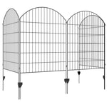 '-Outsunny 4 Pack Garden Fencing for Yard, Decorative Fence Panels as Animal Barrier and Flower Edging, Grids - Outdoor Style Company