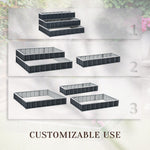 -Outsunny 47" x47" x25" 3 Tier Raised Garden Bed, Metal Elevated Planer Box Kit w/ A Pairs of Glove for Backyard, Patio to Grow Vegetables, Herbs - Outdoor Style Company