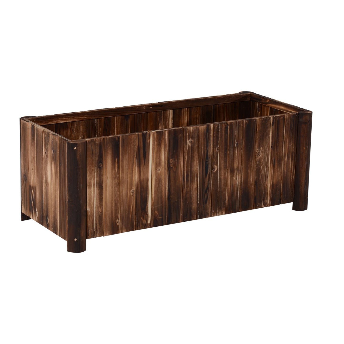 '-Outsunny 48" x 20" x 20" Raised Garden Bed Wooden Raised Rectangular Garden Bed Planter Box - Outdoor Style Company