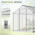 '-Outsunny Greenhouse for Winter, 10' L x 6' W Walk-In Polycarbonate Greenhouse - Outdoor Style Company