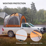 -Outsunny Truck Bed Tent for 5'-5.5' Bed, Waterproof Tent with Awning, Portable Pickup Truck Tent for 2-3 Persons - Outdoor Style Company
