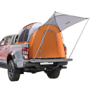 -Outsunny Truck Bed Tent for 5'-5.5' Bed, Waterproof Tent with Awning, Portable Pickup Truck Tent for 2-3 Persons - Outdoor Style Company