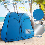 - Oversized Pop Up Shower Tent with Window Floor and Storage Pocket - Outdoor Style Company