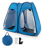  - Oversized Pop Up Shower Tent with Window Floor and Storage Pocket - Outdoor Style Company