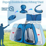  - Oversized Pop Up Shower Tent with Window Floor and Storage Pocket - Outdoor Style Company