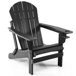  - Patio All - Weather Folding Adirondack Chair with Pull - Out Ottoman - Outdoor Style Company