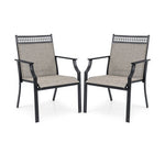  - Patio Chairs Set of 2 with All Weather Breathable Fabric - Outdoor Style Company