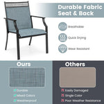  - Patio Chairs Set of 2 with All Weather Breathable Fabric - Outdoor Style Company