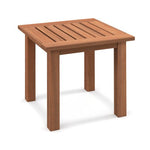  - Patio Hardwood Square Side Table with Slatted Tabletop - Outdoor Style Company