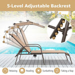  - Patio Heavy - Duty 5 - Level Adjustable Chaise Lounge Chair - Outdoor Style Company