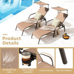  - Patio Heavy - Duty 5 - Level Adjustable Chaise Lounge Chair - Outdoor Style Company