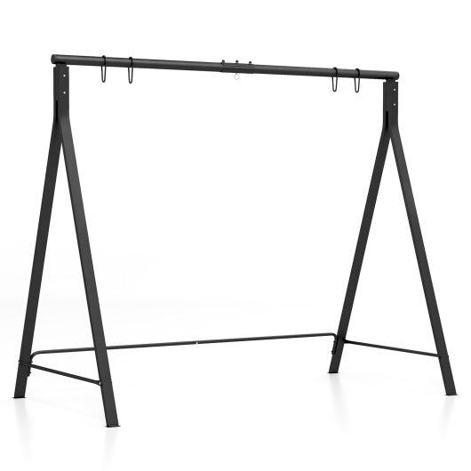  - Patio Metal Swing Stand with A - Shaped Structure - Outdoor Style Company