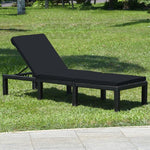  - Patio Rattan Cushioned Height Adjustable Lounge Chair - Outdoor Style Company
