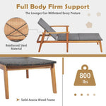  - Patio Rattan Lounge Chair with 4 - Position Adjustable Backrest - Outdoor Style Company