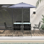 6.8 FT Patio Umbrella with Air Vent and Metal Ribs