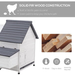 '-PawHut 65â€ Wood Outdoor Chicken Coop House with Nesting Box Entrance Ramp Excercise Run and Playing Ladder - Outdoor Style Company