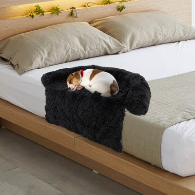  - Plush Calming Dog Couch Bed with Anti - Slip Bottom - Outdoor Style Company