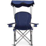  - Portable Folding Beach Canopy Chair with Cup Holders - Outdoor Style Company