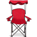  - Portable Folding Beach Canopy Chair with Cup Holders - Outdoor Style Company